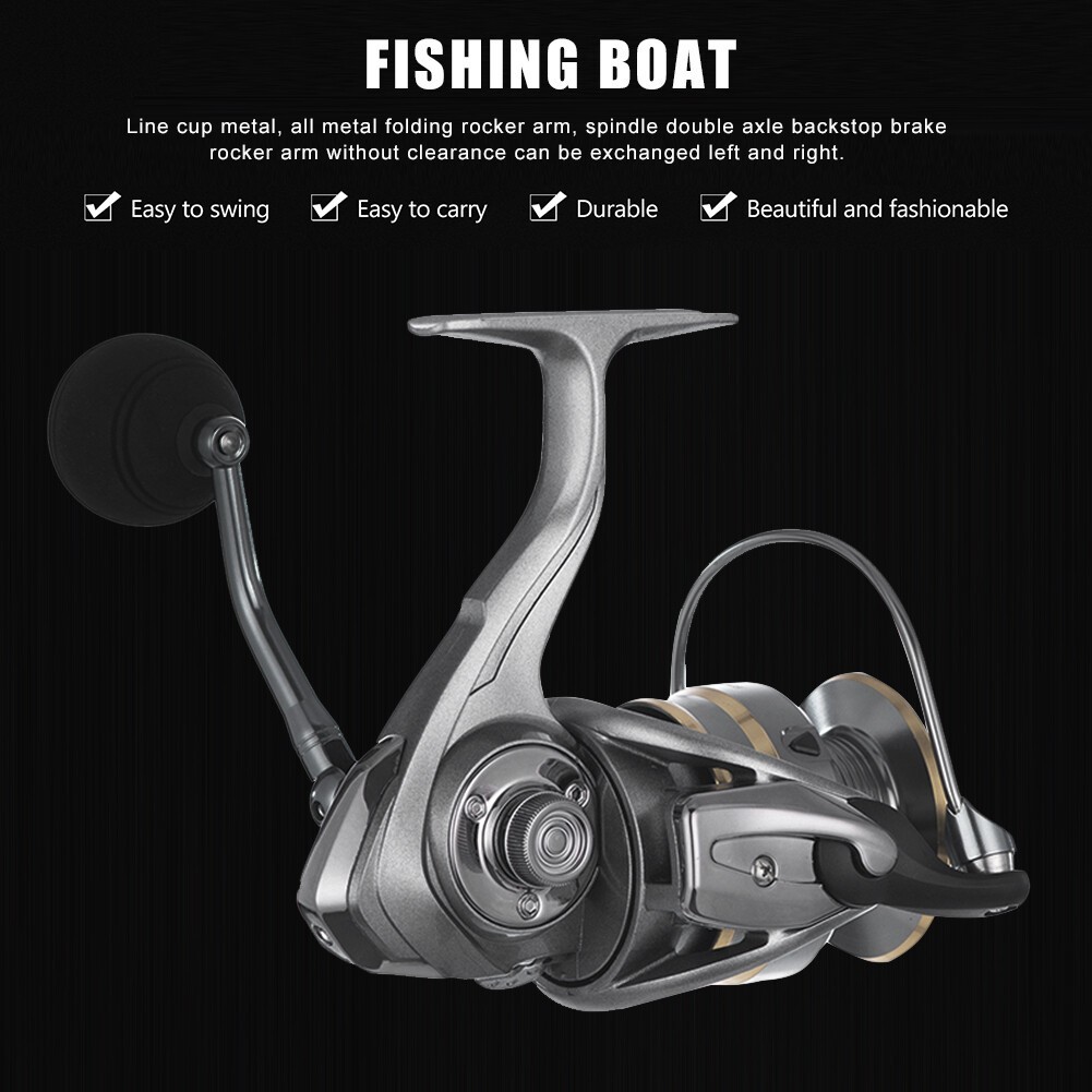 Double Spool Fishing Reel 5.5:1 Gear Ratio Spinning/Casting Reel Fishing Tackles