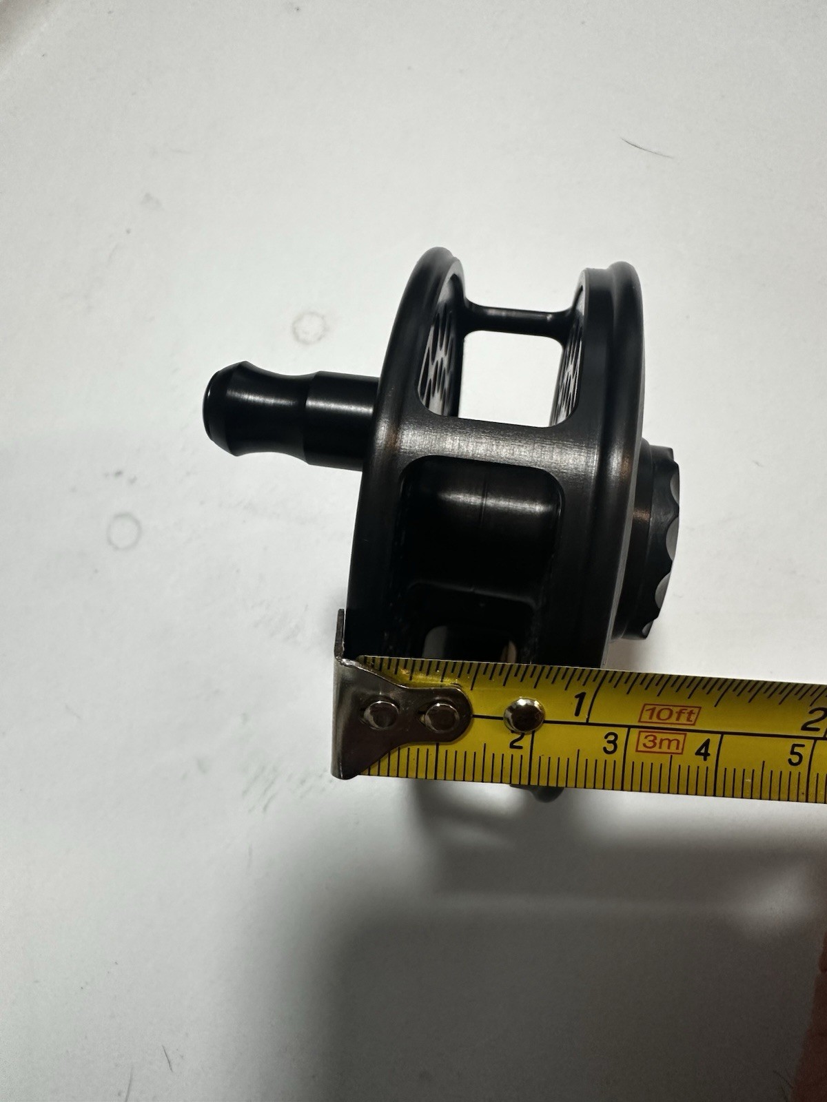 J Ryall 4SR Standard Fly Reel Black Aluminum with Pouch and Box