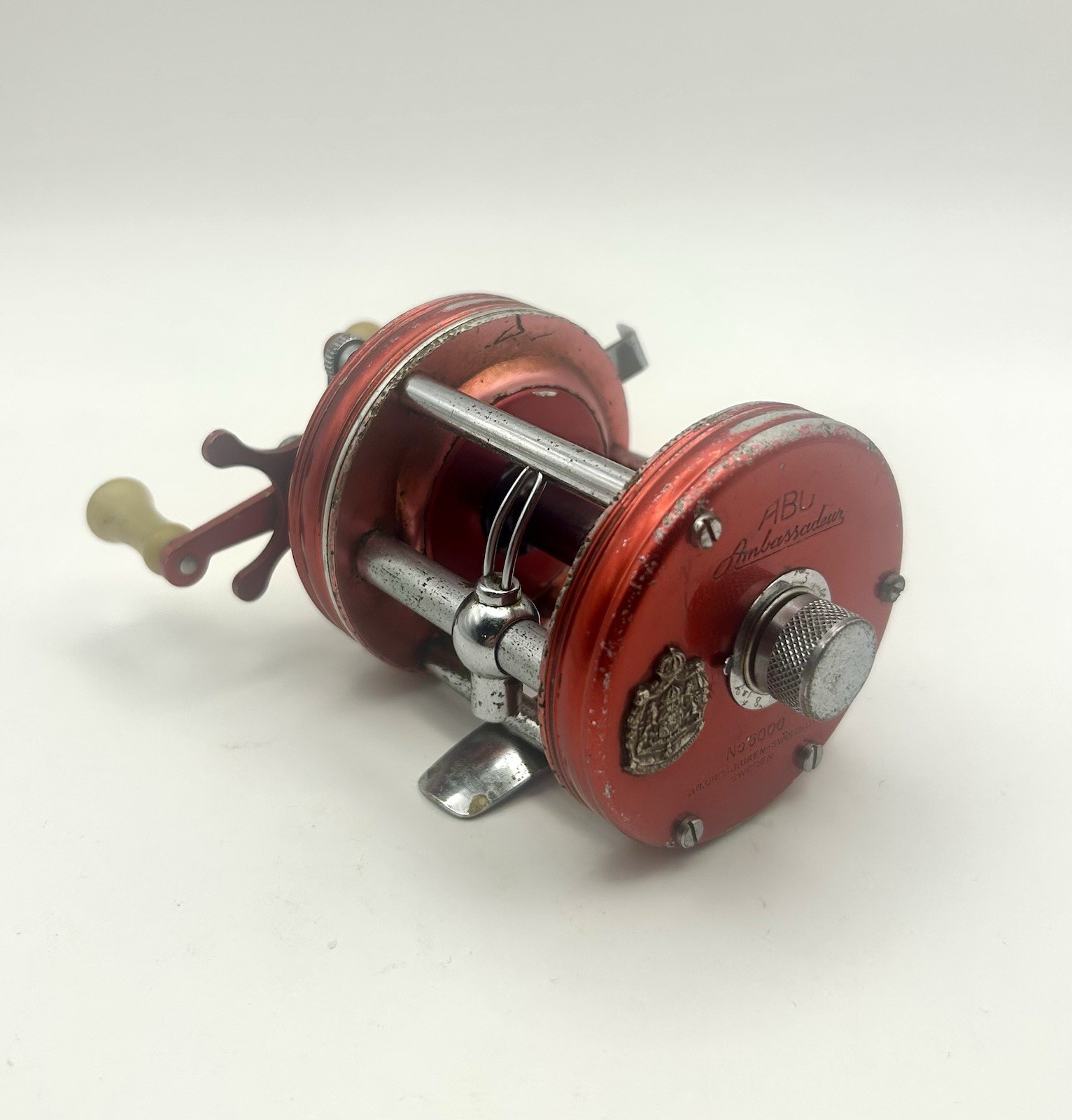 Abu Garcia Ambassador 6000 Bait Casting Reel – Vintage 1950’s Sweden