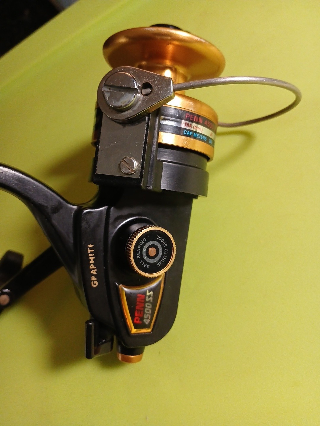 Penn # 4500 SS Graphite Spin Fishing Reel USA Made 8-12 Lb Test Rated