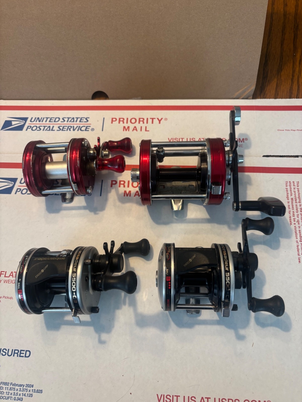 Abu Garcia Ambassadeur 7000 5000 5500-c3 Baitcasting Reels – Made in Sweden
