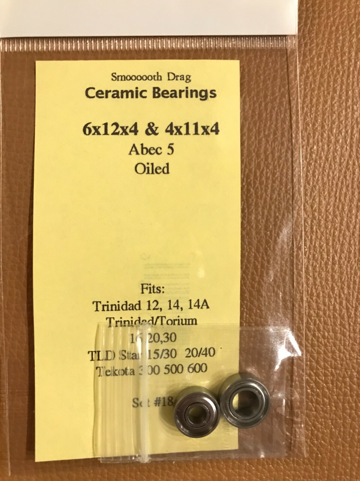 Smooth Drag Shimano Tekota 300, 500 & 600 Ceramic / Hybrid Ball Bearing
