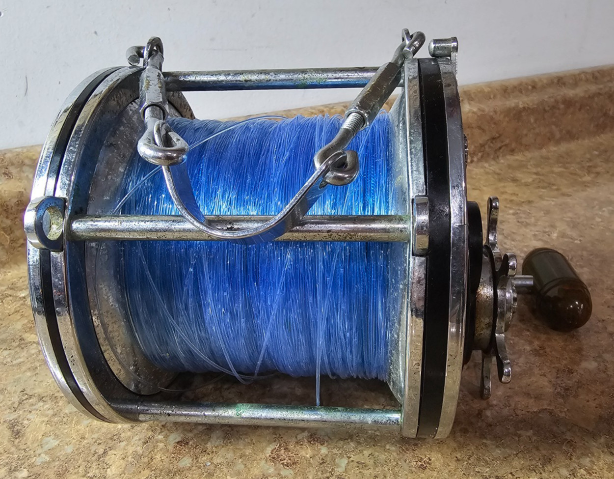 Penn Senator 12/0 Conventional Fishing Reel Made in USA Pre-owned Free Shipping