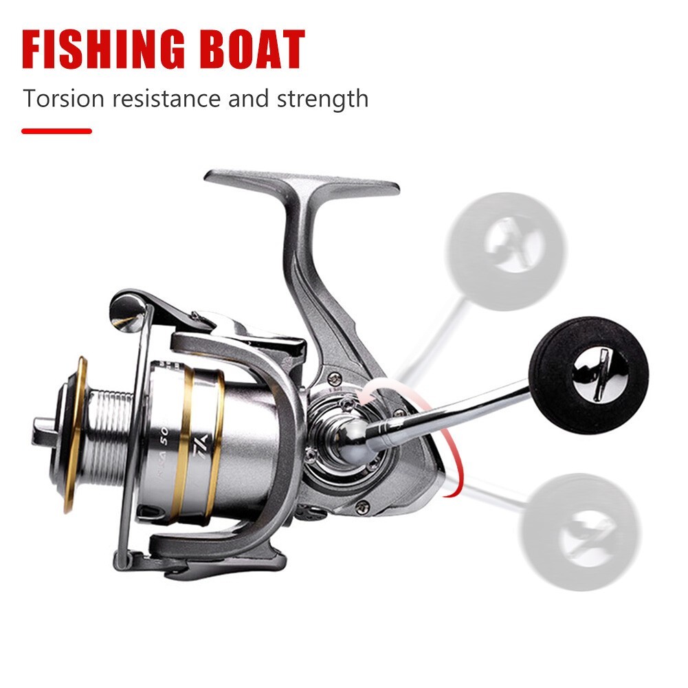 Double Spool Fishing Reel 5.5:1 Gear Ratio Spinning/Casting Reel Fishing Tackles