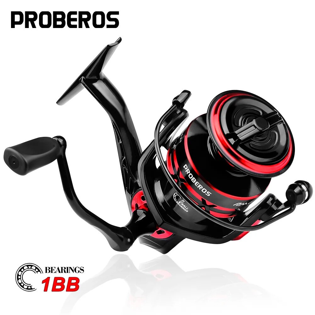 5.2:1 Spinning Reel 1000-6000Series Metal Spool Fishing Reel 9KG Max Drag Wheel