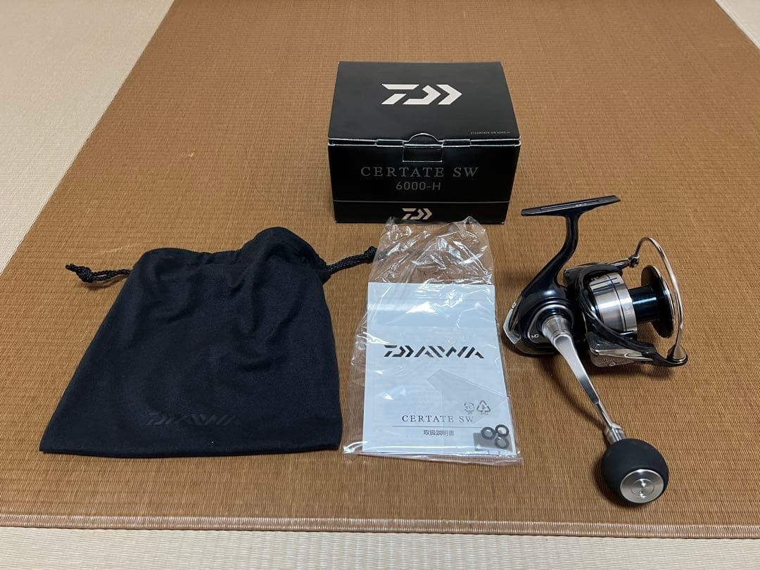 Daiwa 21 Certate SW 6000-H Spinning Reel Japan Used