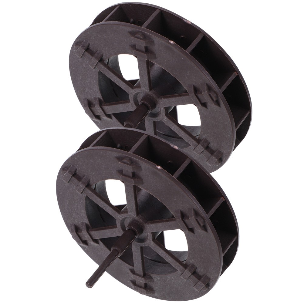 2pcs DIY Waterfall Fountain Accessories Water Wheel Scene Layout Ornaments