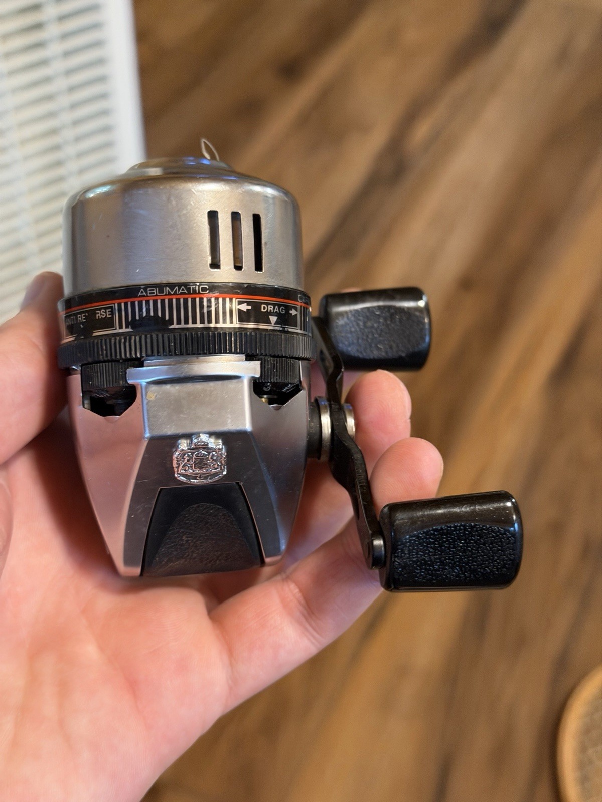ABU Garcia Abumatic 305 reel with original box and everything in it