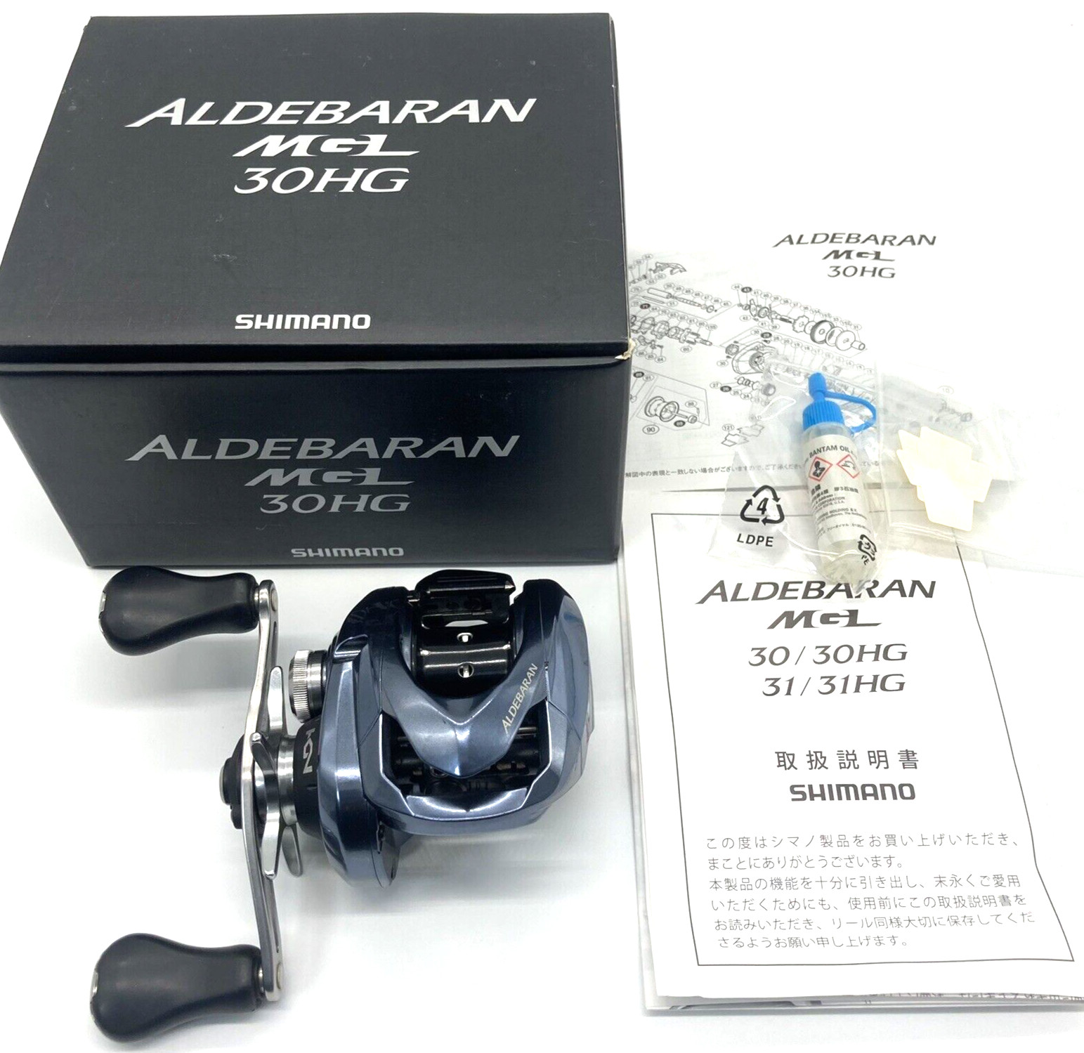 Shimano ALDEBARAN MGL 30HG Right Bait Casting Reel In Box JAPAN „Excellent+++++“