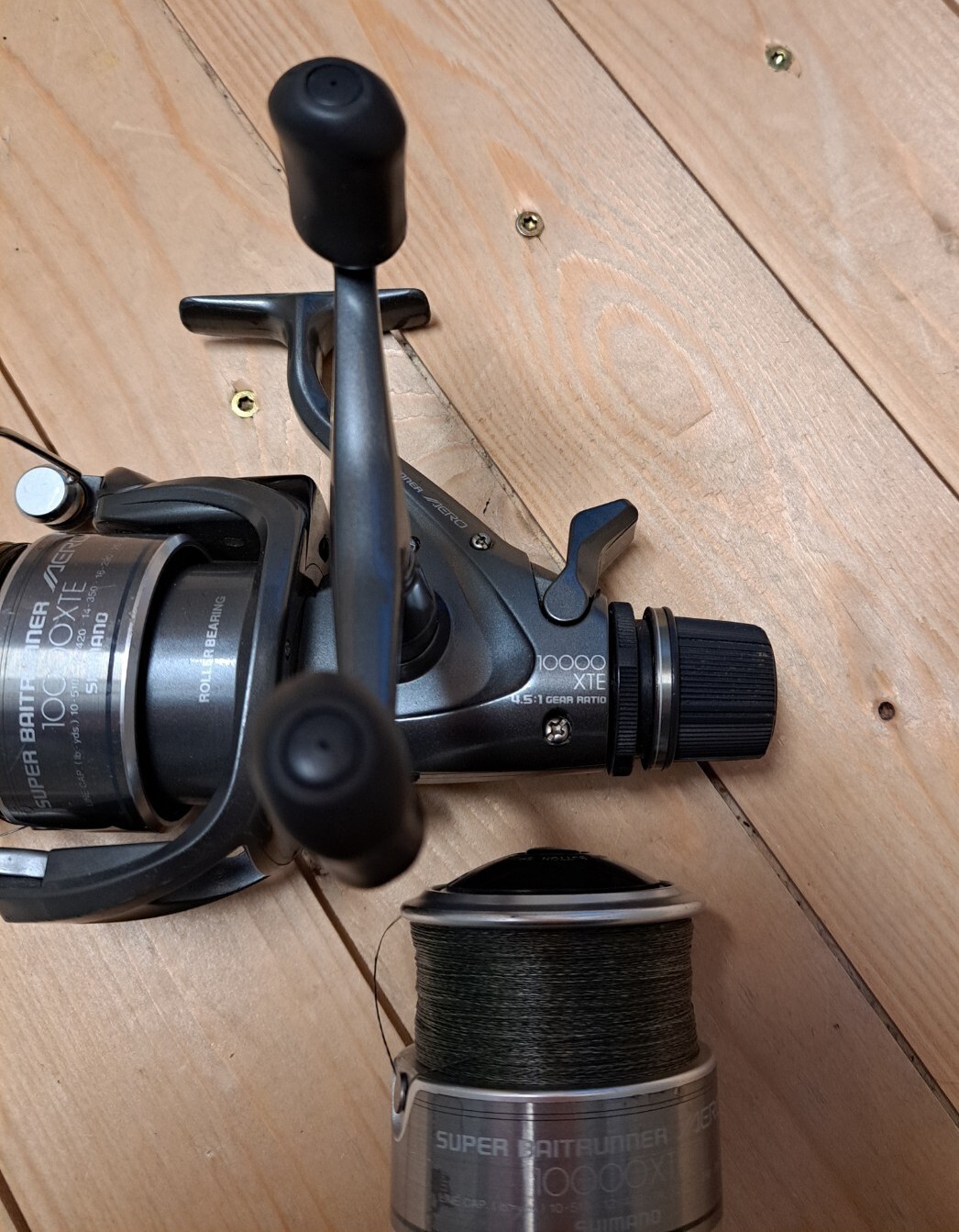 Shimano Super Baitrunner Aero 10000-XTE, 10000XTE Free Spool Fishing Reel Carp