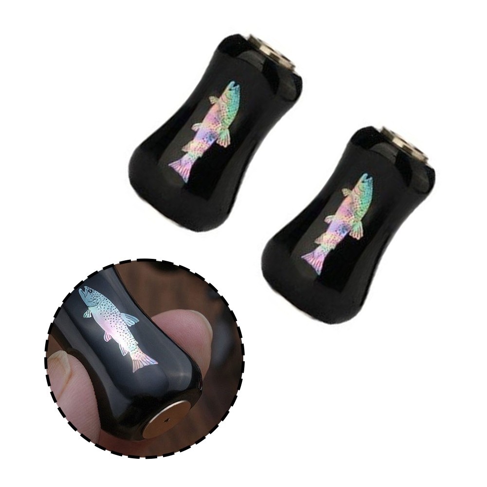 Lacquer Finished Wood Reel Handle Compatible with For 500-3000 Size Reels