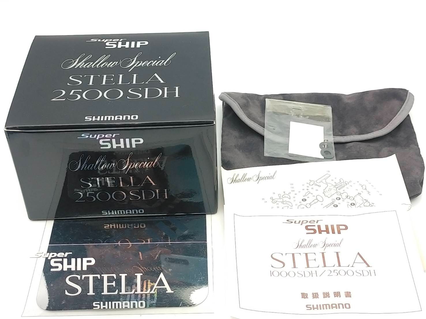 Shimano 98 Stella 2500SDH Shallow Special Spinning Reel Used Good w/ Box JDM