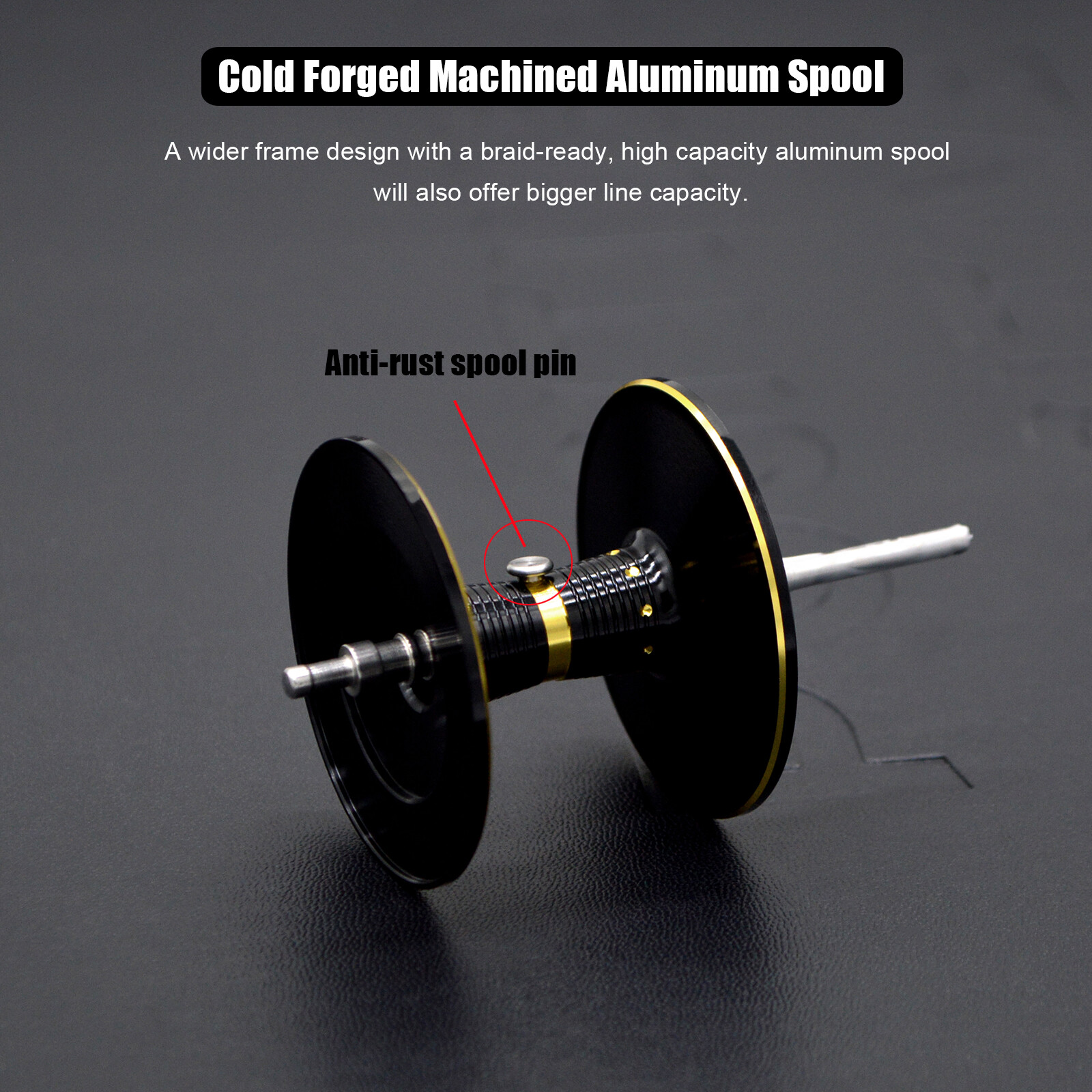 CAMEKOON 400 Baitcasting Reel High Line Capacity Carbon Body for Jigging Fishing