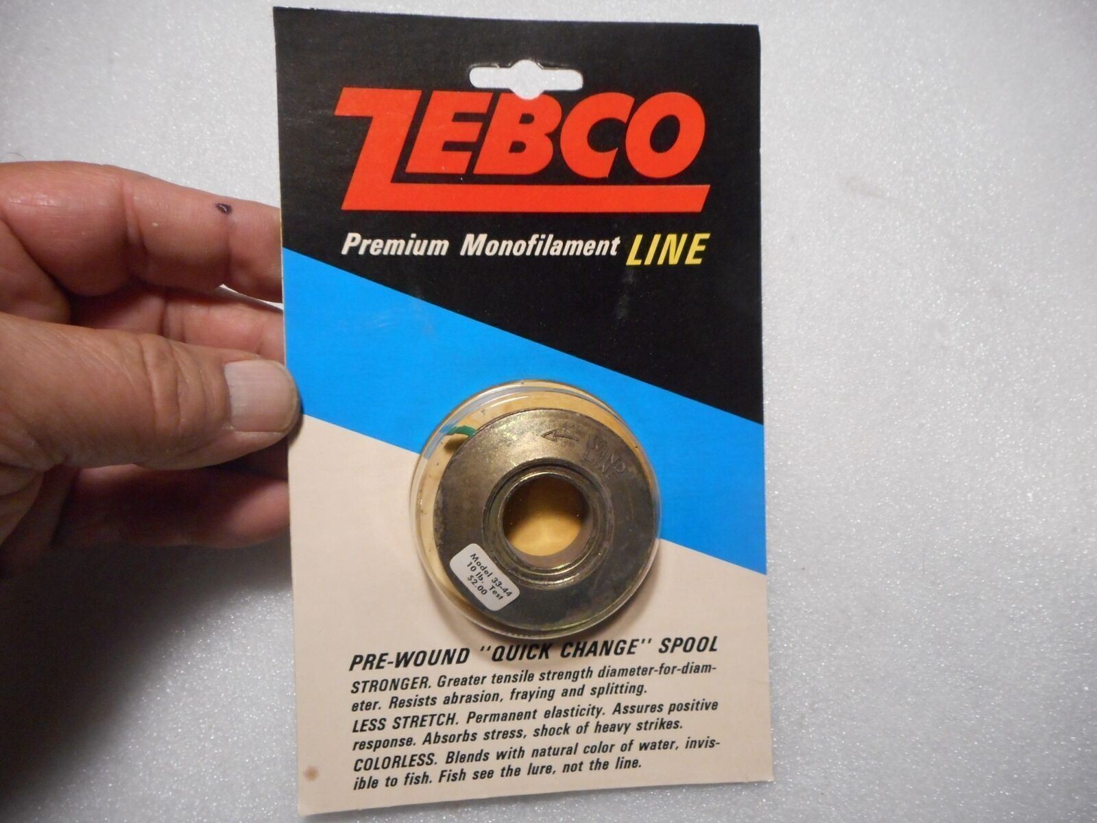 Vintage NOS Zebco Model 33-44 Quick Change Spool in Package