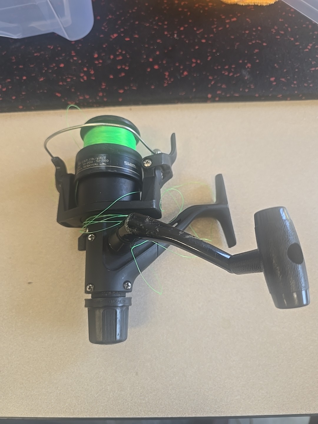 Shimano IX4000R Spinning Fishing Reel 4.2:1 Rear Drag, Quick Fire Trigger Cast