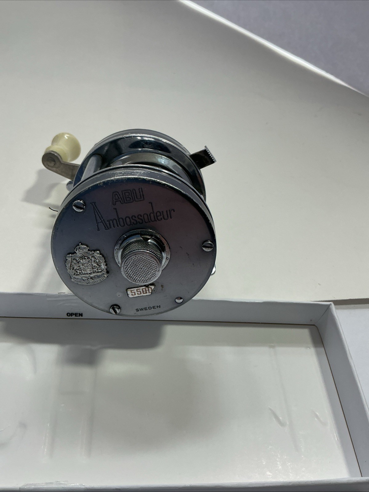Abu Garcia Ambassadeur 5500C Baitcasting Fishing Reel Made in Sweden.