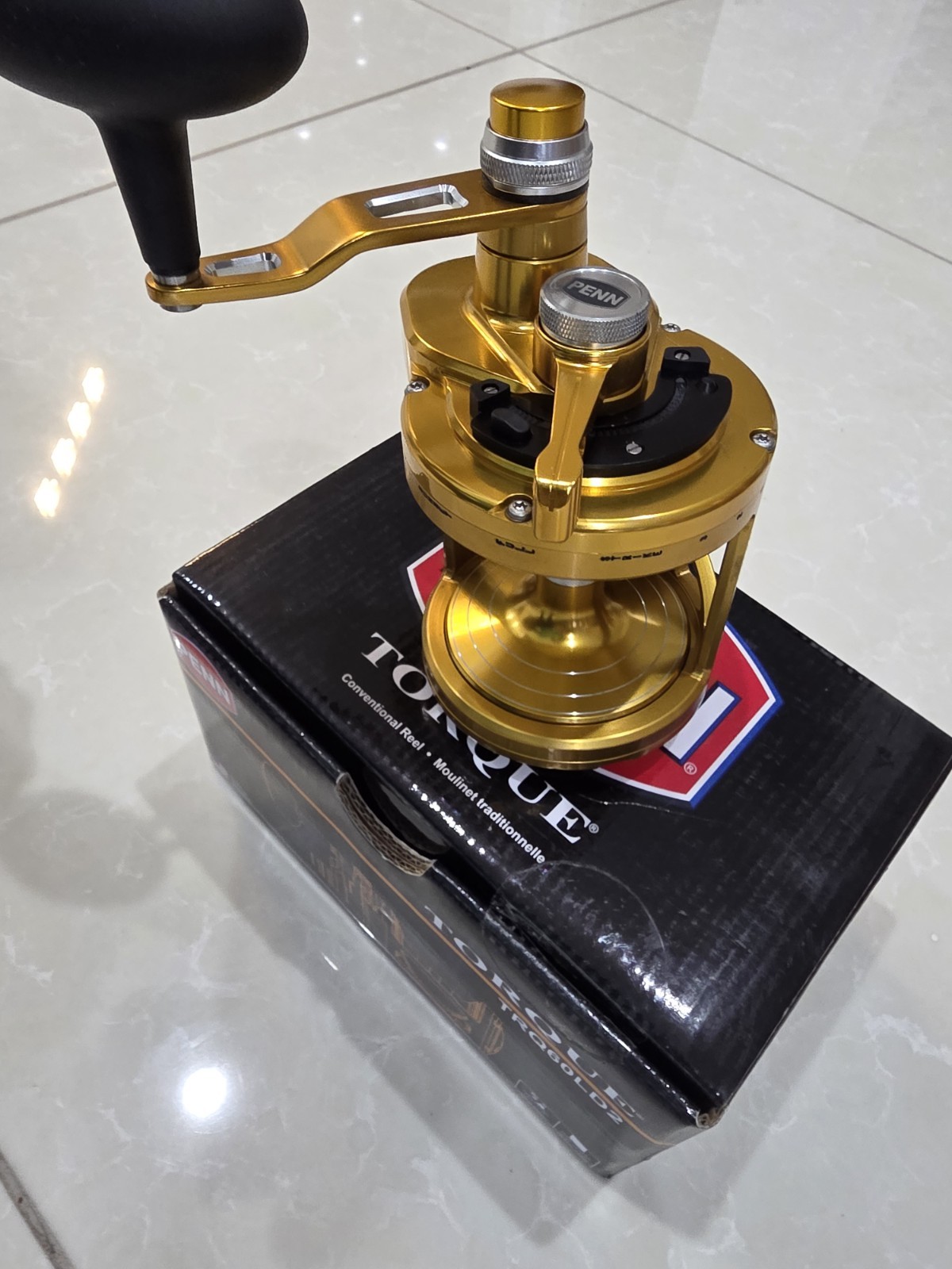 Penn TRQ60LD2 Torque Lever Drag 2 Speed Conventional Reel