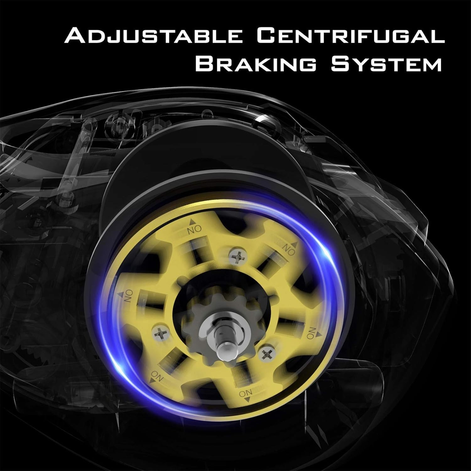 High-Performance Kapstan Elite 300 Fishing Reel, 5.4:1 Ratio, Low Profile Design