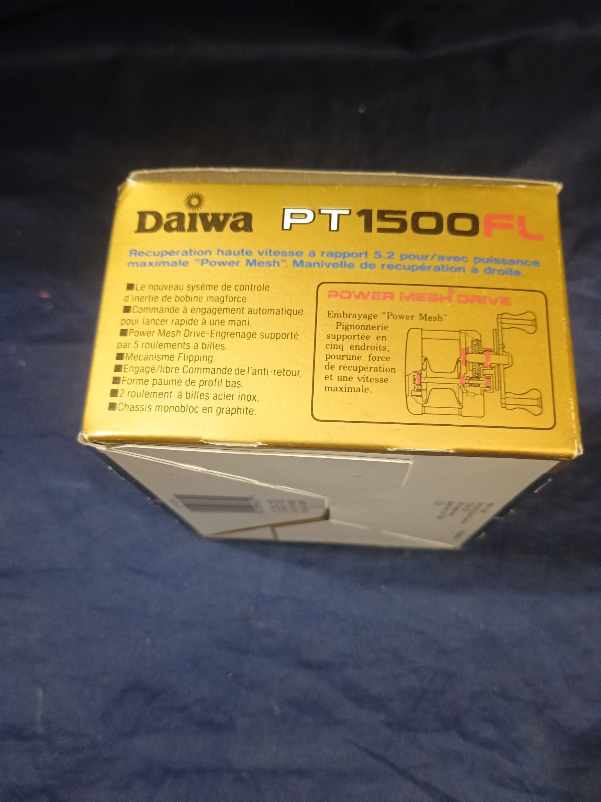 Daiwa PT 1500FL ProCaster Tournament Baitcasting Fishing Reel Left Handed, W/Box