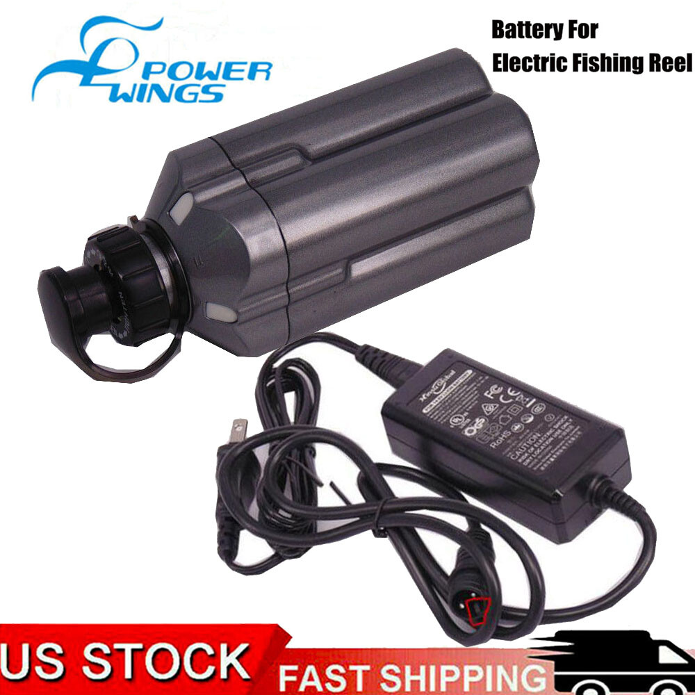 for Daiwa Tanacom Electric Fishing Battery 750 1000 BM 2000 2300 2600 & Charger