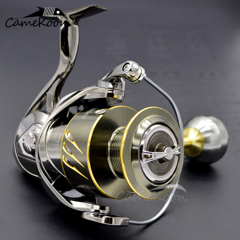 Spinning Reel Aluminum Body Over 44LBs Max Drag Freshwater and Saltwater Fishing