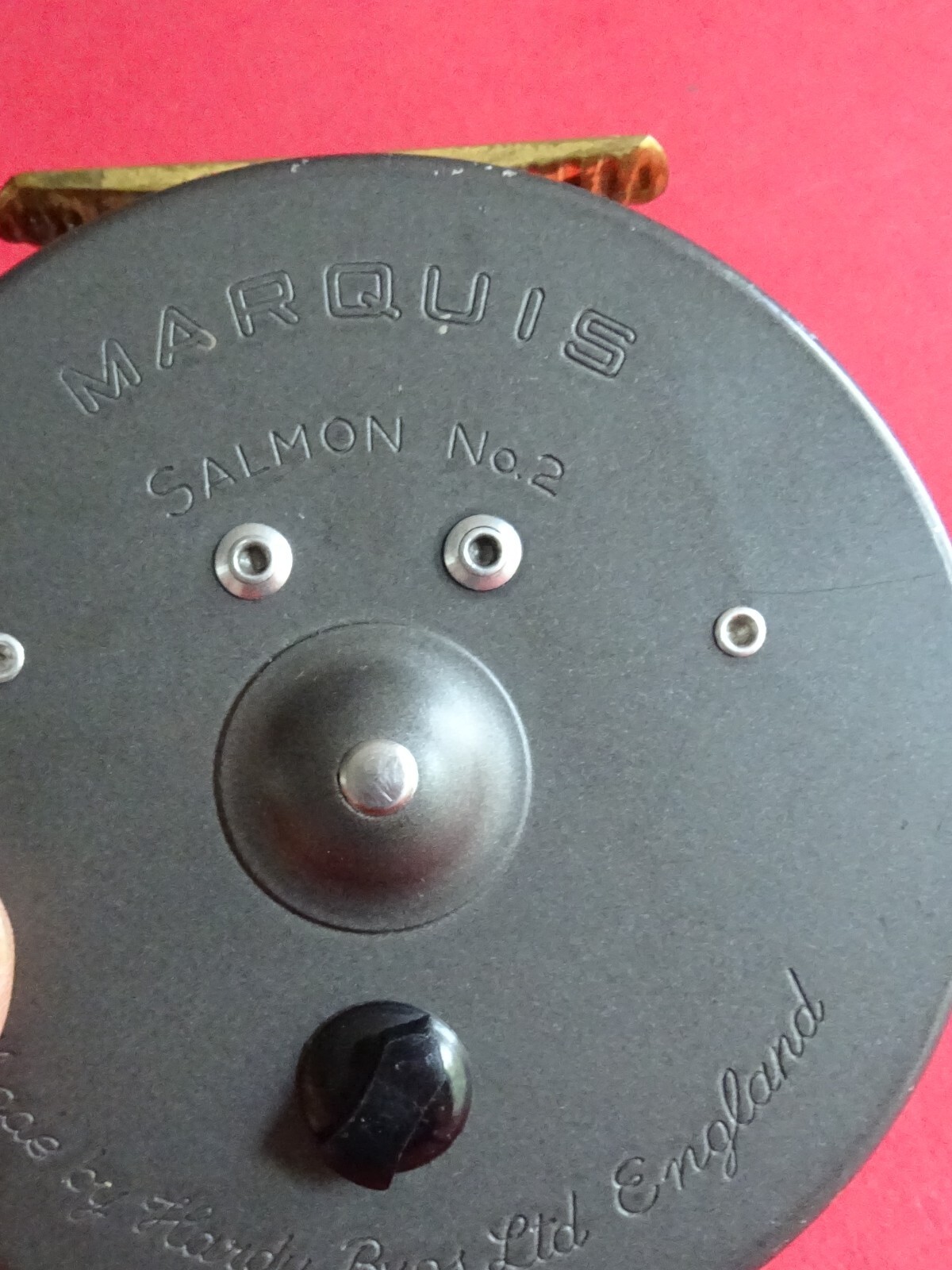 A VERY GOOD VINTAGE LIGHTLY USED HARDY MARQUIS SALMON NO.2 FLY FISHING REEL