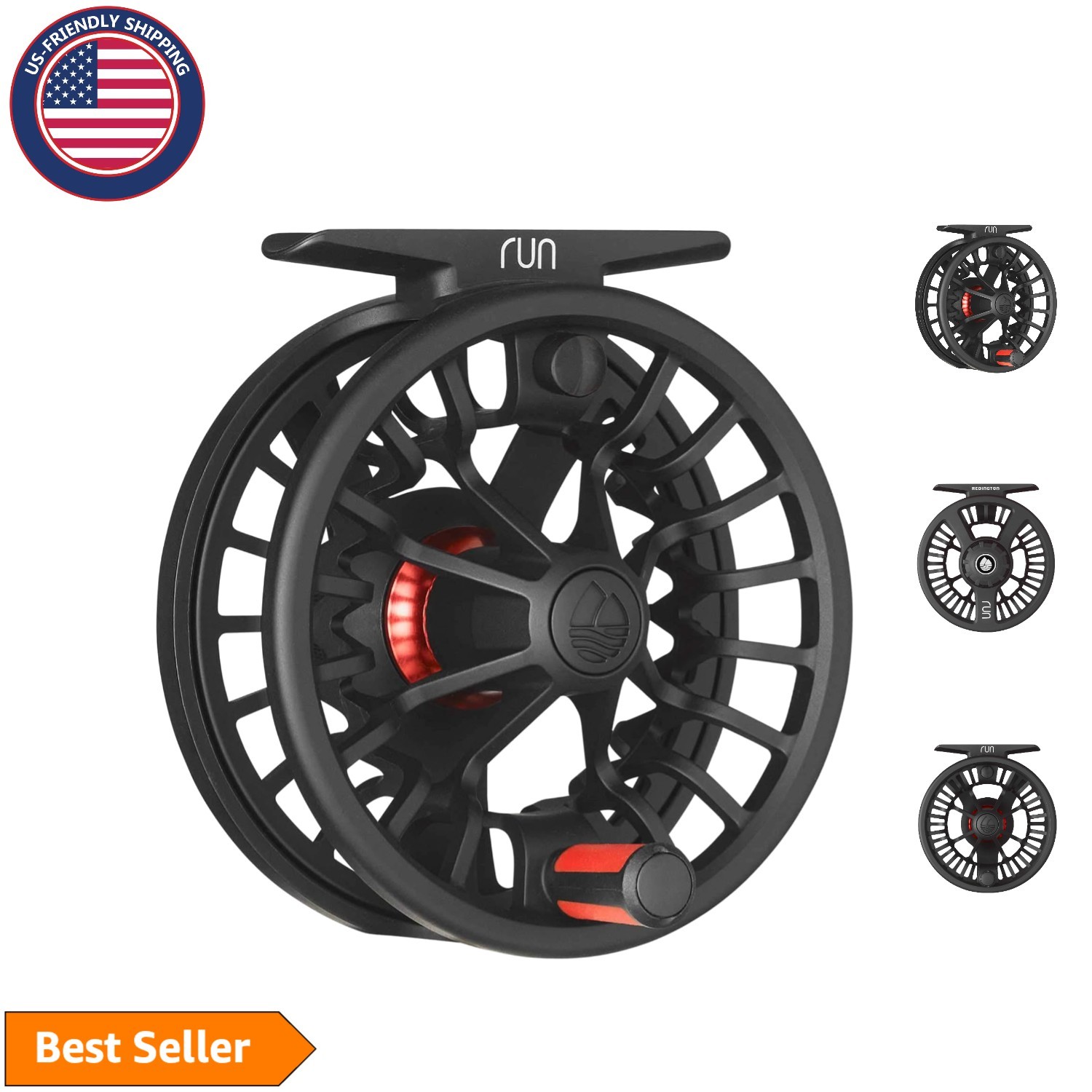 Lightweight Black Fly Reel 7/8 – Durable Construction for Effortless Casting