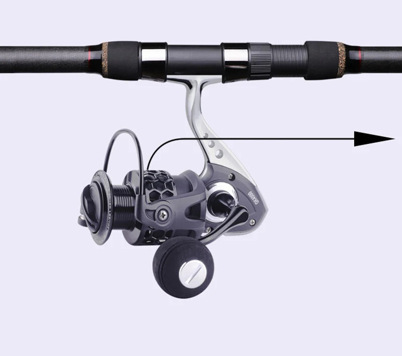 Fishing Reel 1000-7000 Series 8kg Max Drag Lure Long Shot Metal Spinning wheel