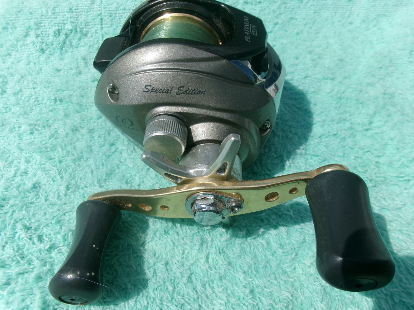 Pinnacle Platinim Plus LP 100 6 Bearings 6.2:1 Gear Ratio Baitcasting Reel