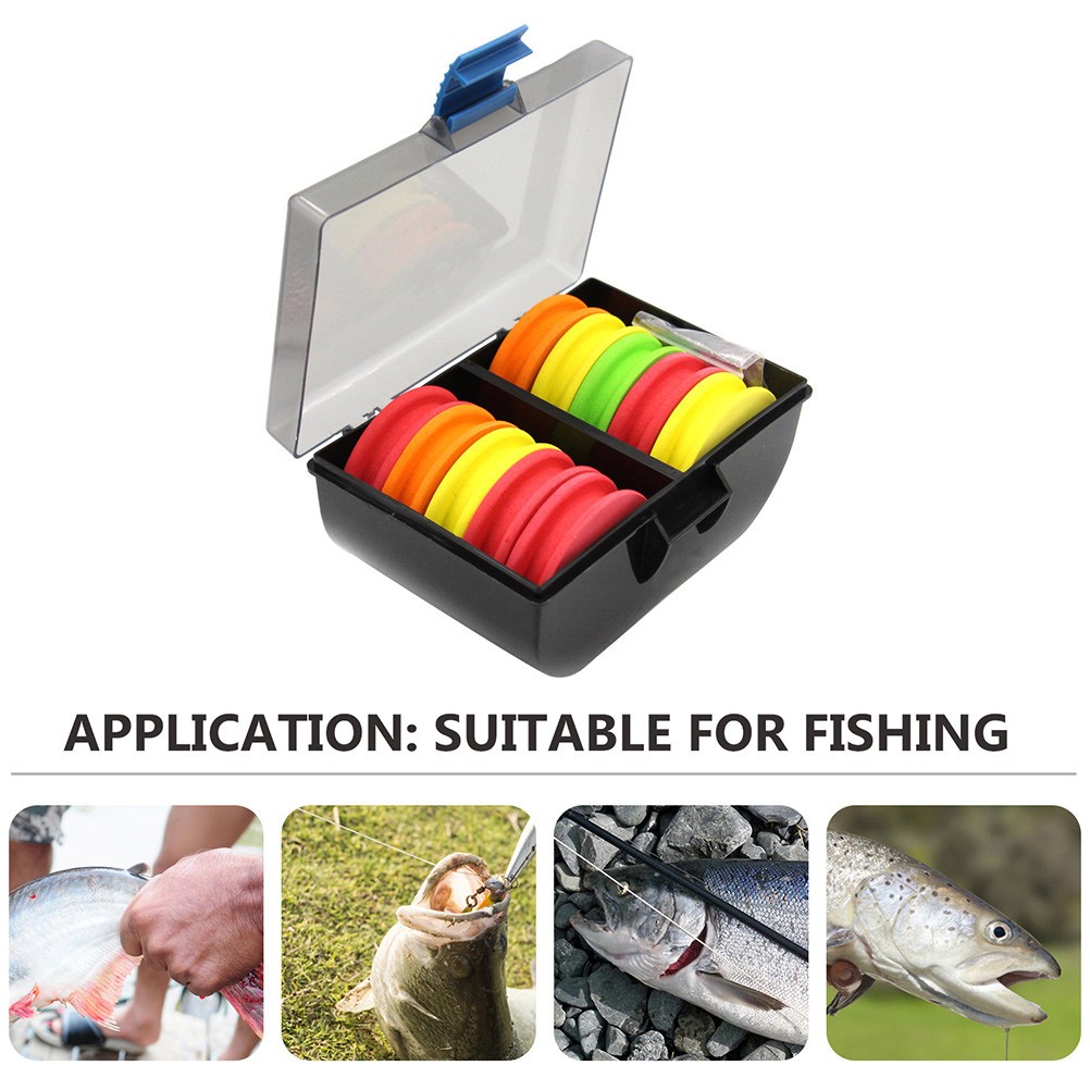 10Pcs Assorted Color Durable Fishing Line Reel Organizers with Plastic Build