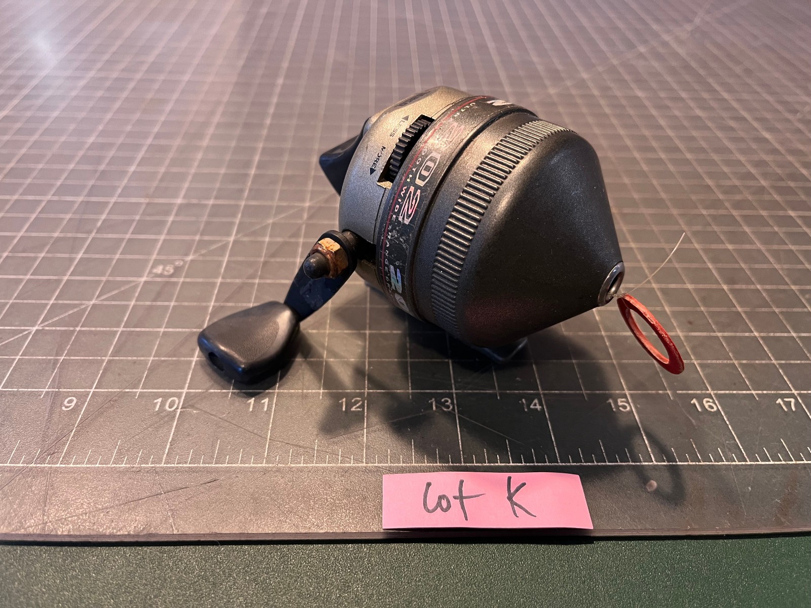 Zebco 202 Vintage Spincast Spinning Fishing Reel – Made in USA – Works! Lot K