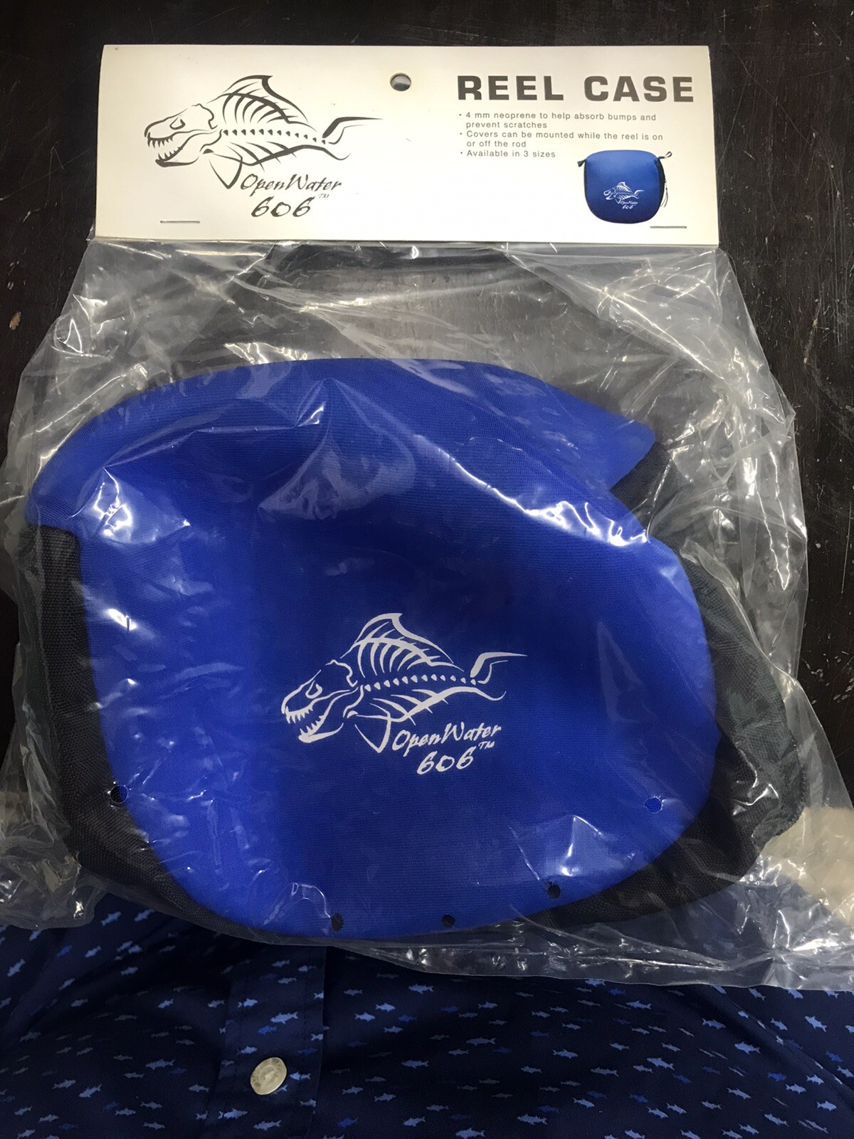 2x Open Water 606 neoprene reel case fits many reels protect your reel