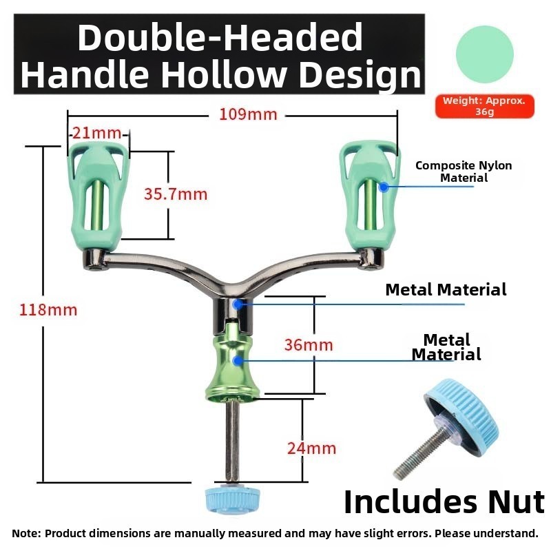 Precision CNC Metal Dual Handle for Fishing Reel Replacement For 1000 to 3000