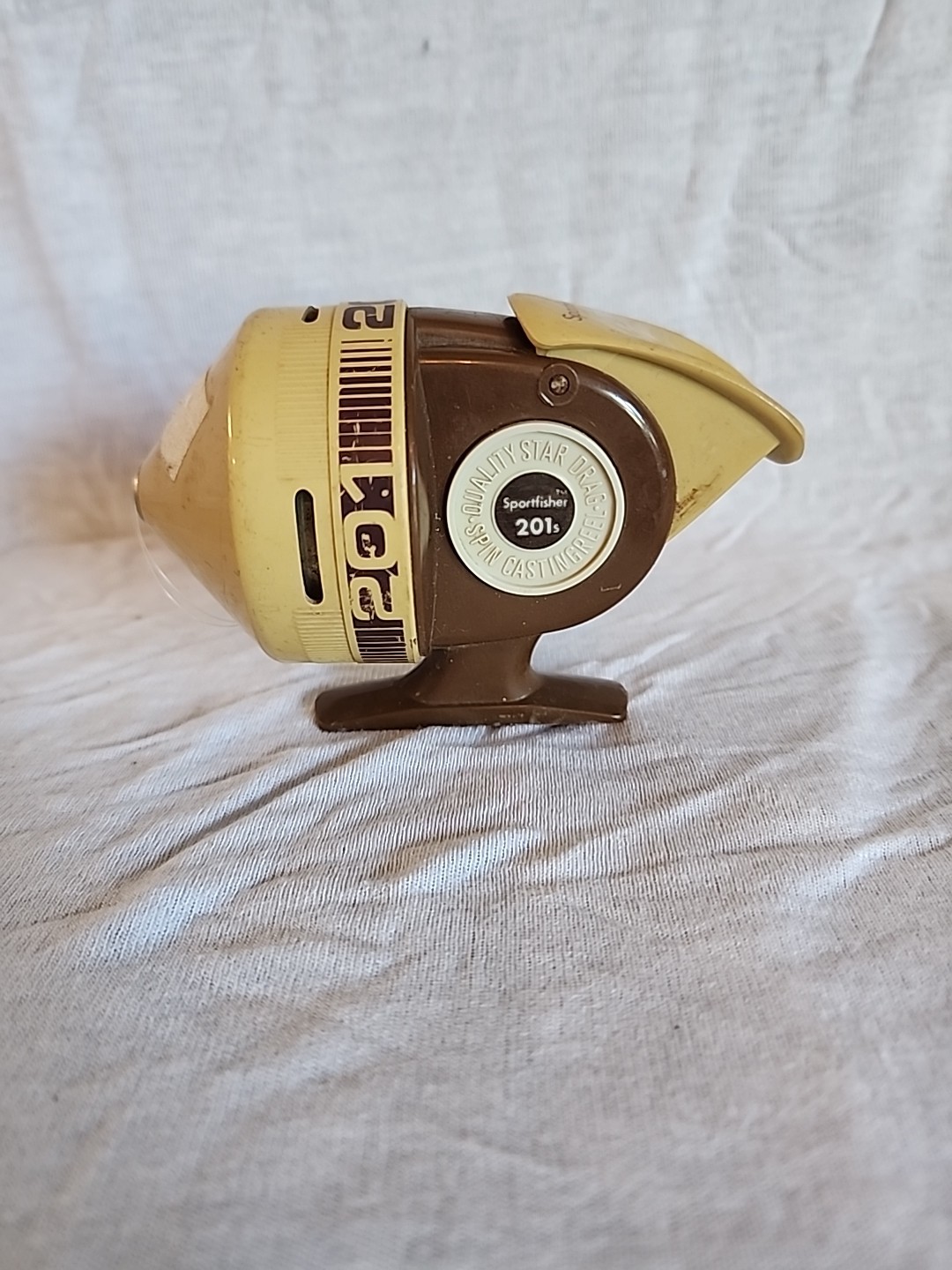 Vintage Kmart Sportfisher 201s Quality Star Drag Spincast Reel