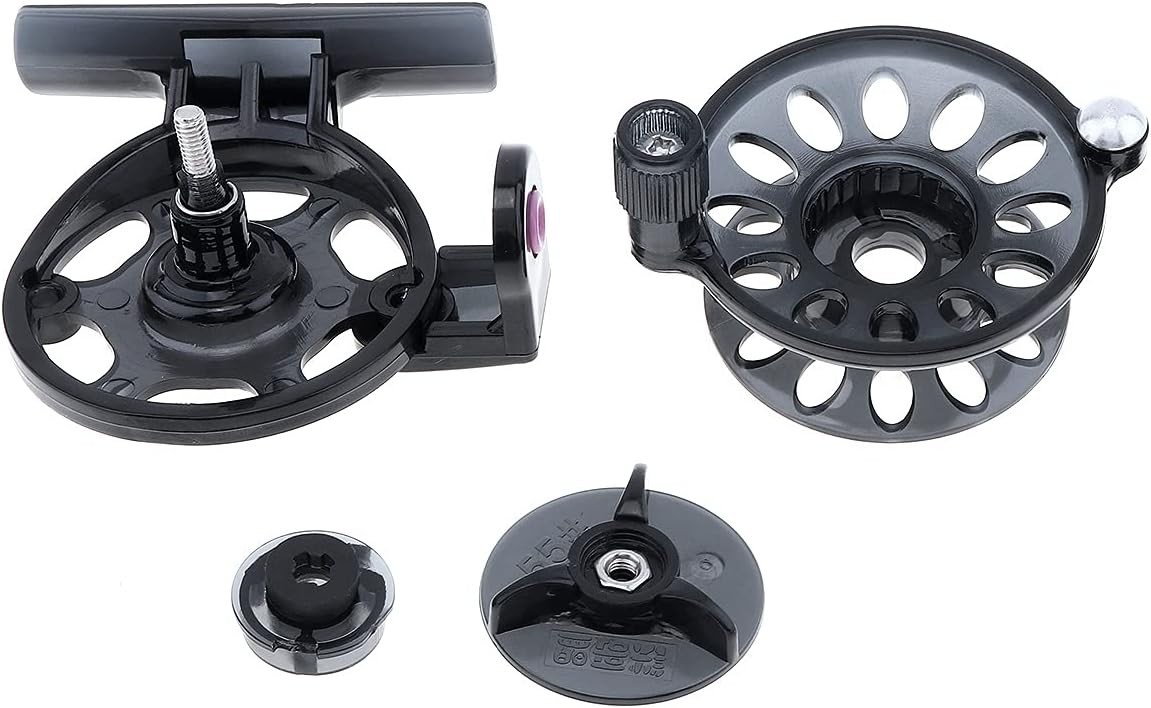 High Speed Spinning Reel for Fly Fishing Right Hand 40g Lightweight Black