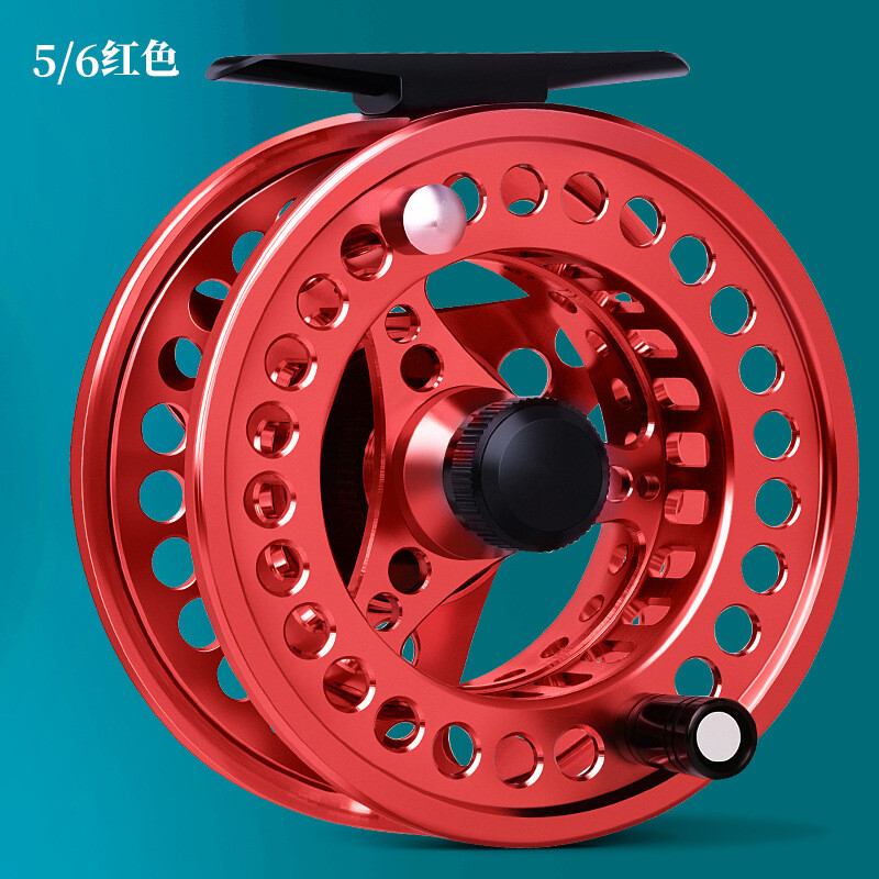 Fly Fishing Reel 5/6 Metal Aluminium Alloy Lightweight Ice Fishing Reel