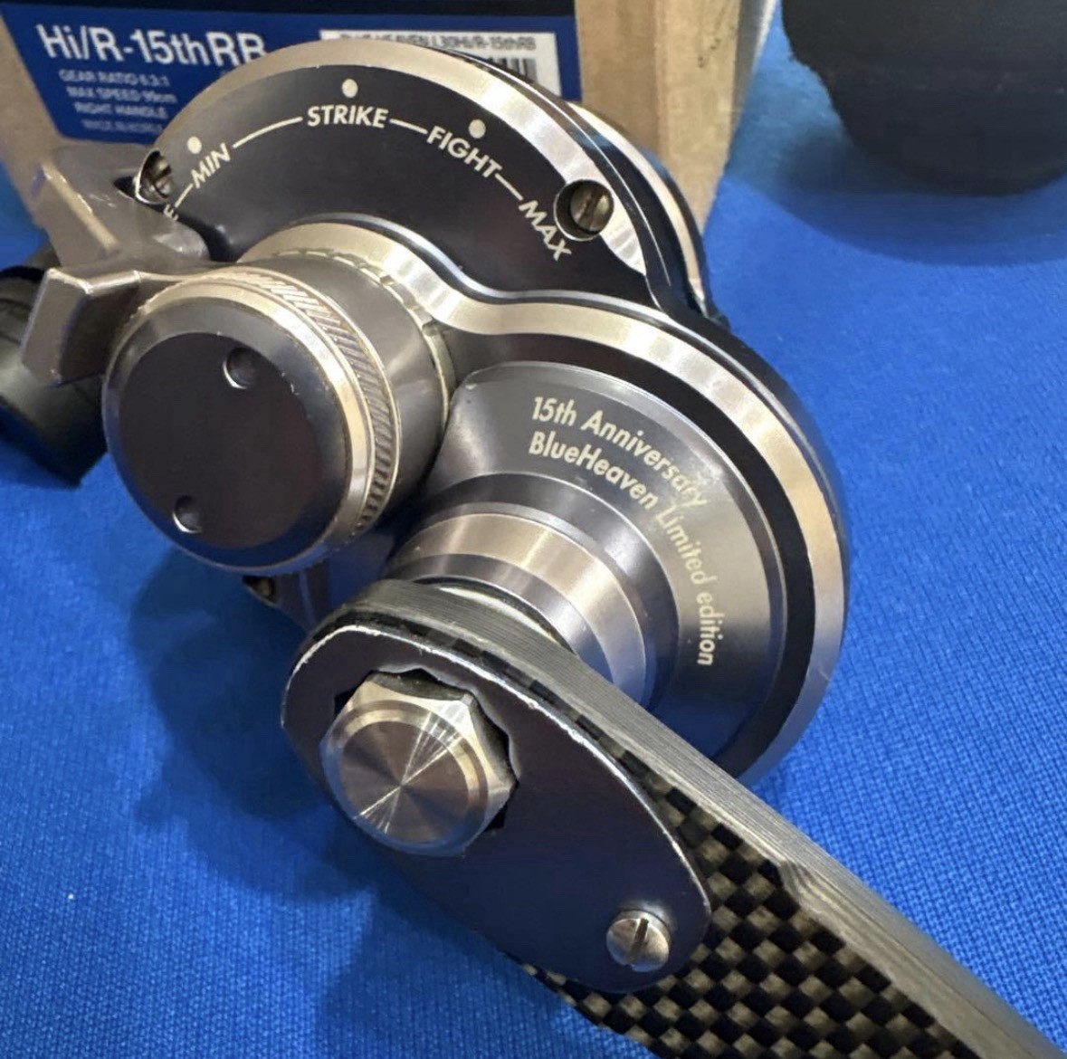 STUDIO OCEAN MARK Blue Heven BH L30 15th Reel Free shipping DDP