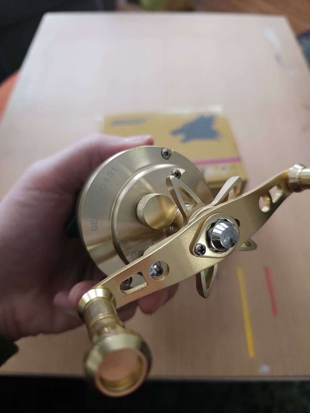 Sabre Golden Wolf JH200 Baitcast Round Reel 6.0:1 Gear Ratio 9+1 Ball Bearings
