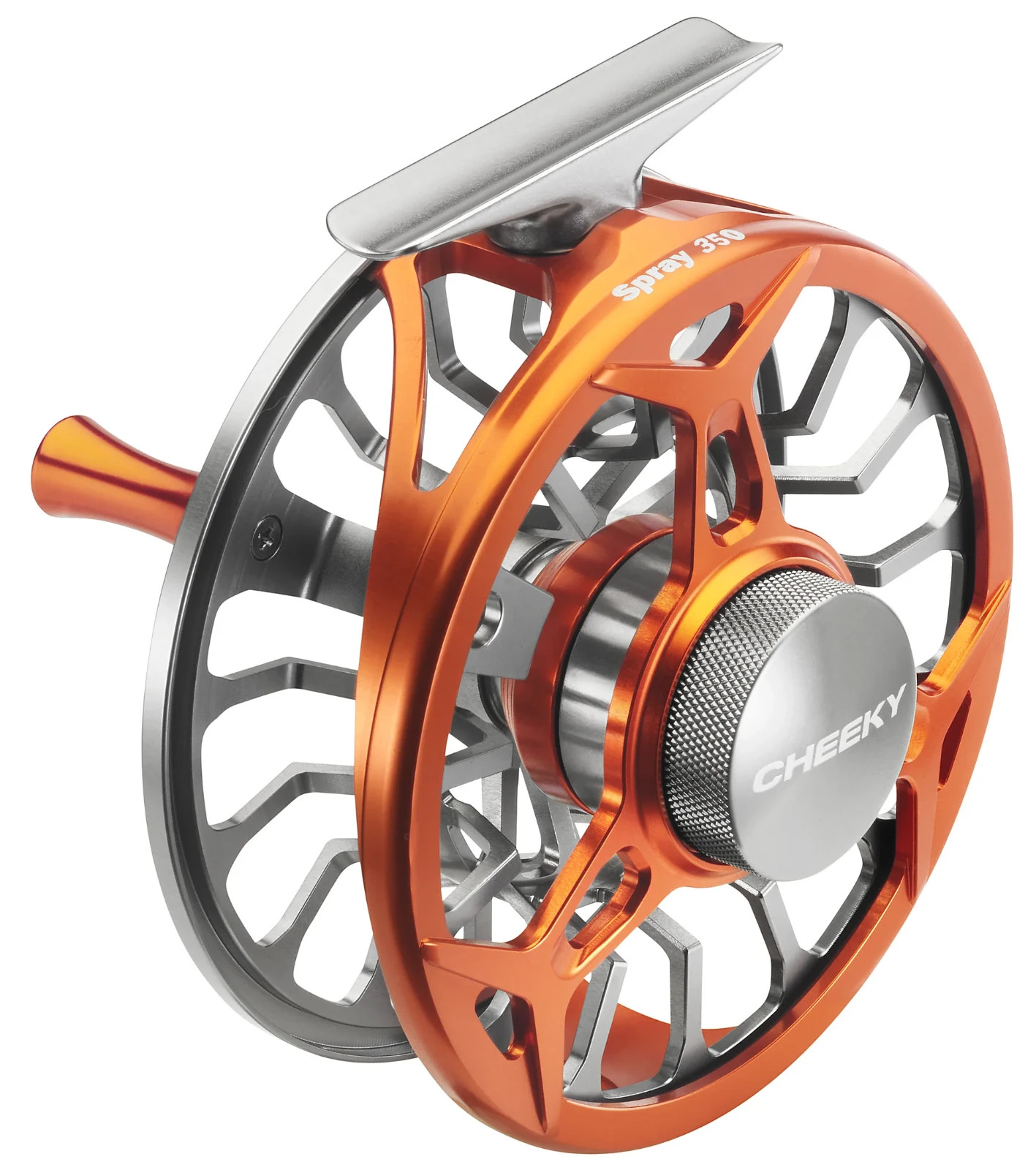 CHEEKY SPRAY FLY REEL SIZE 450(9-12WT) BURN/STEEL Fly Fishing BEST New