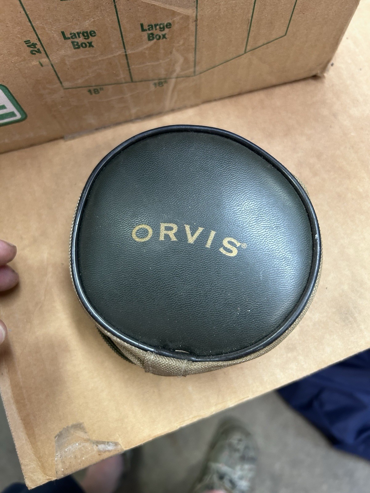 Orvis Battenkill Mid Arbor III Fly Reel, Black, Pre-Spooled w/ Reel Case