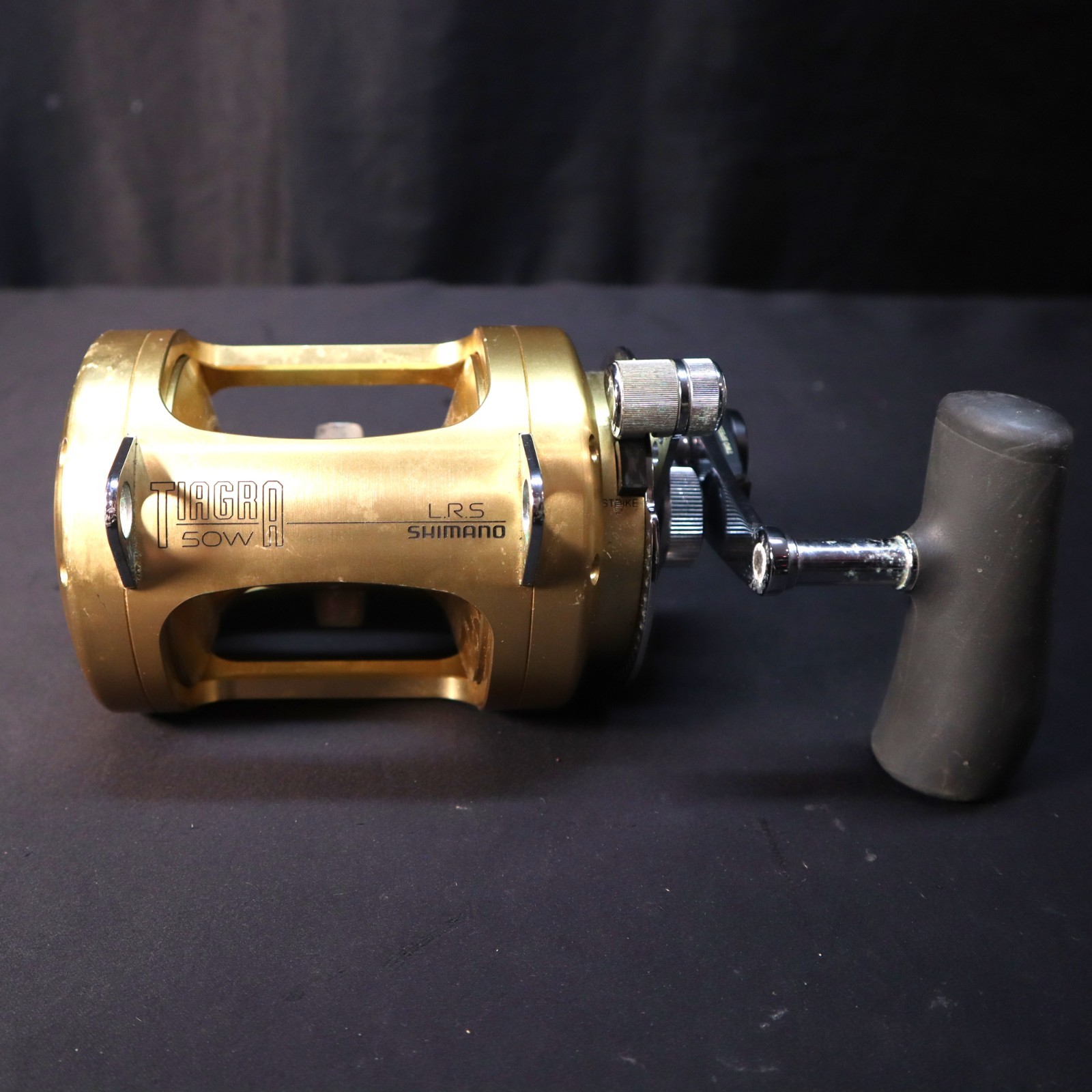 Shimano Tiagra 50W LRS Two Speed Tuna Fishing Reel With Cover Tested