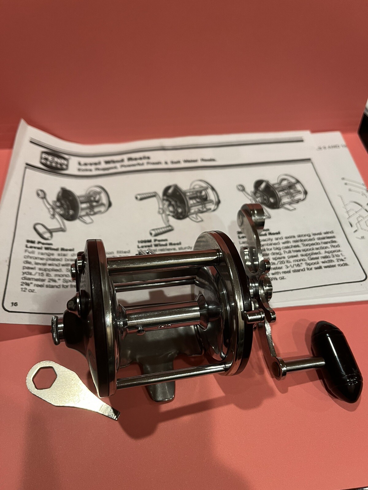 New Penn Vintage Level Wind Peerless Reel 9M USA