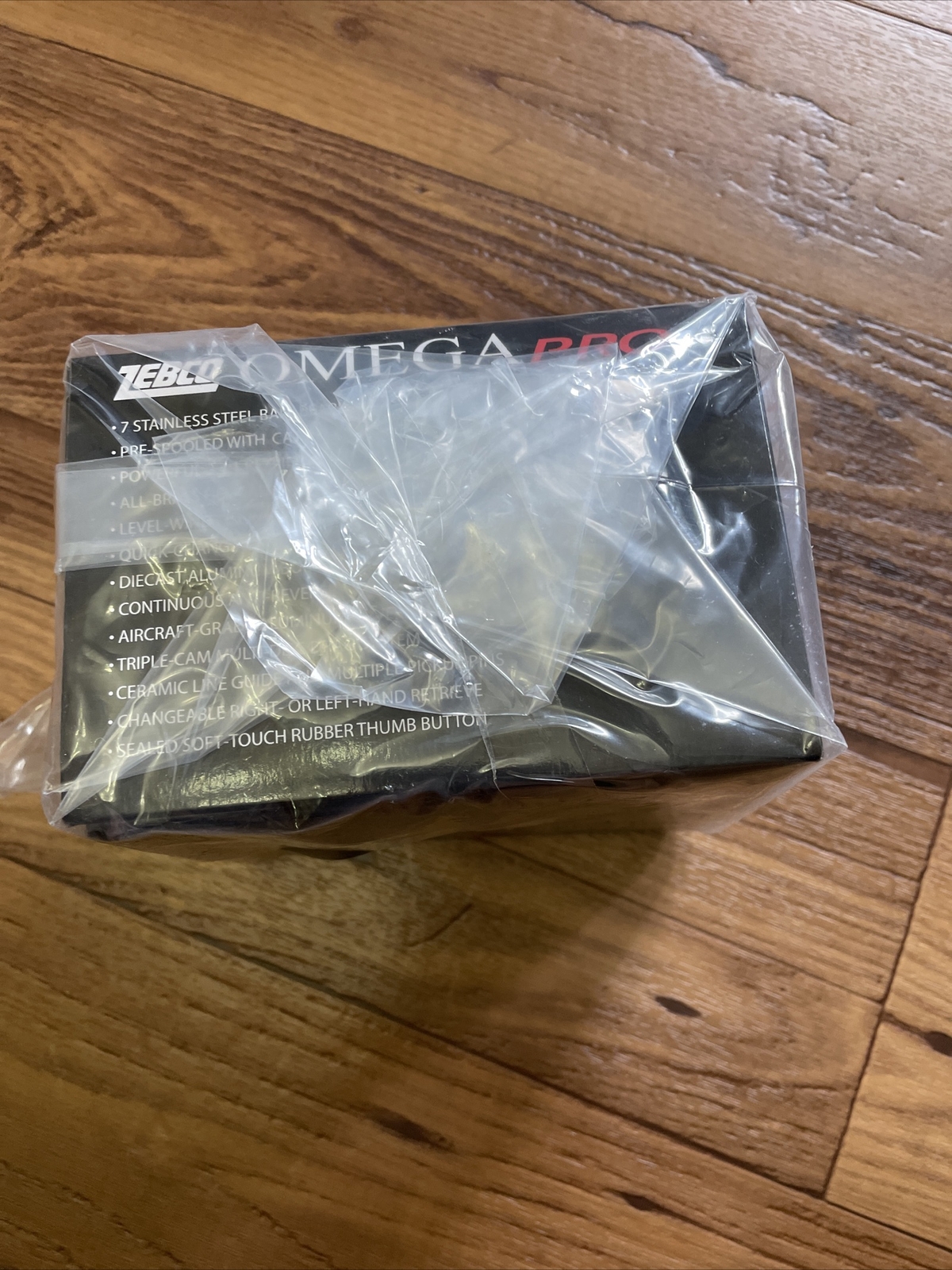 Zebco OMEGA PRO 3SZ SC Spincast Reel Black Size ZO3 Pro NIB Extra Spool & Handle