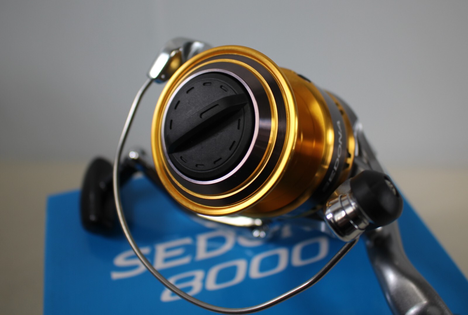 Shimano Sedona 8000 Spinning Reel Gold/Silver w/ Box – Highly Sought – US Seller