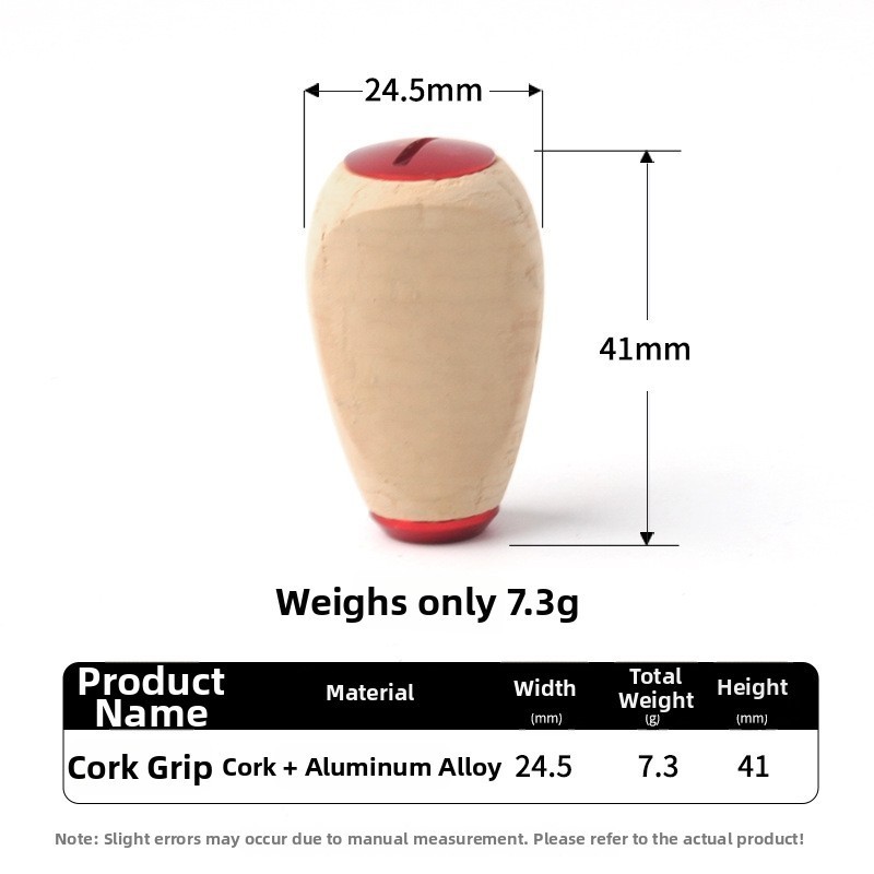 Ergonomic Cork Handle Knob for Fishing Reels Fits Most For Baitcasting Models