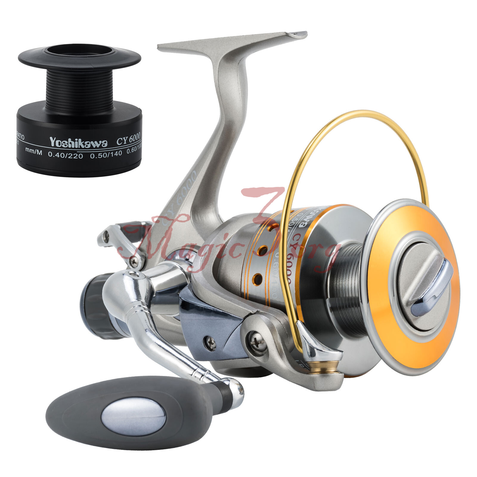 Fishing Spinning Reel Dual Drag 3000 Lightweight Ultra Smooth Freshwater Bass