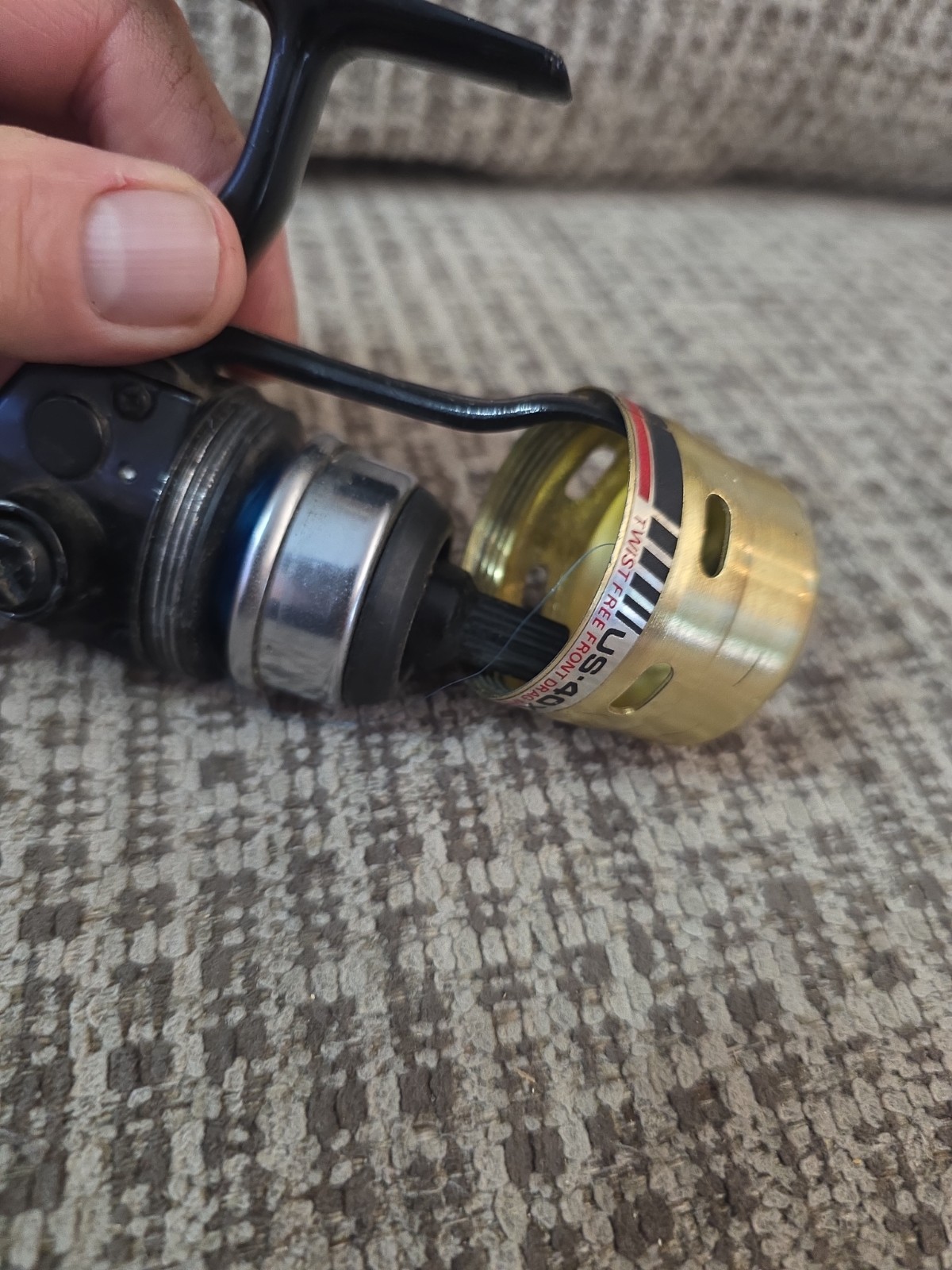Daiwa Mark Of Precision US-40X Underspin Fishing Reel Aluminum Body Tested