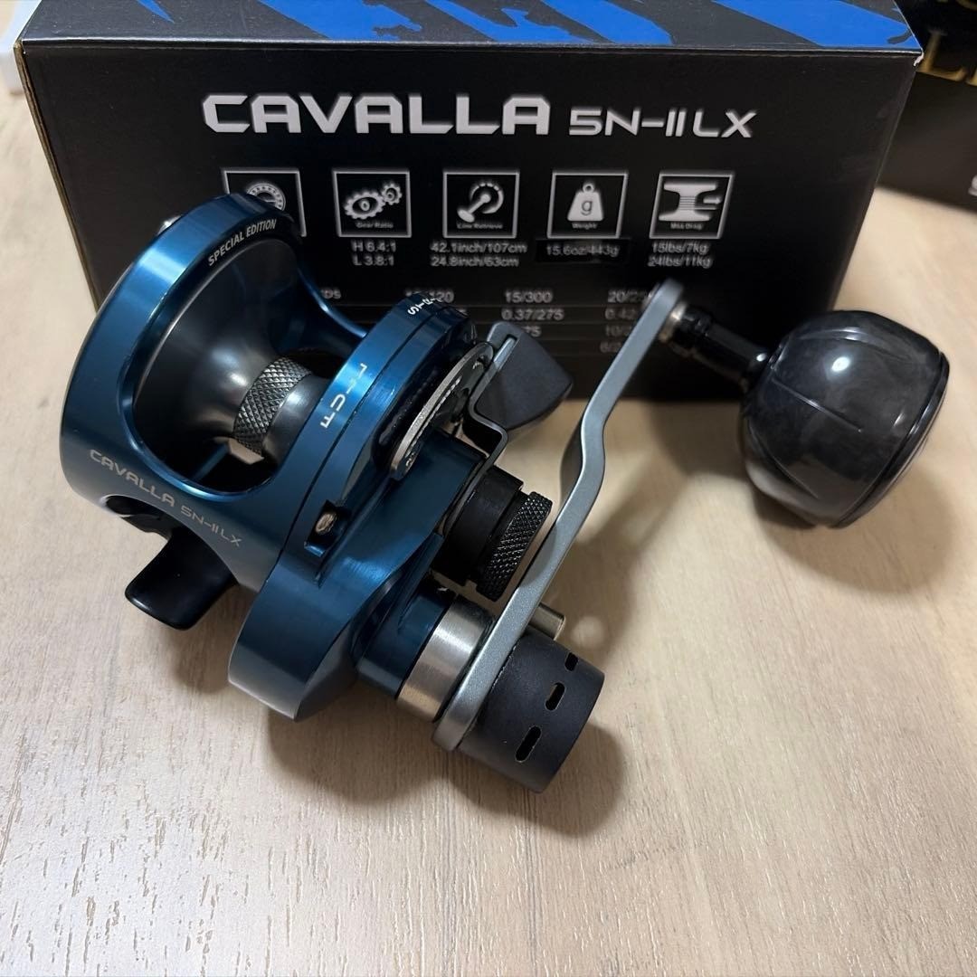 OKUMA CAVALLA 5N-II LXSE-MB Midnight Blue Lever Drag Reel Limited