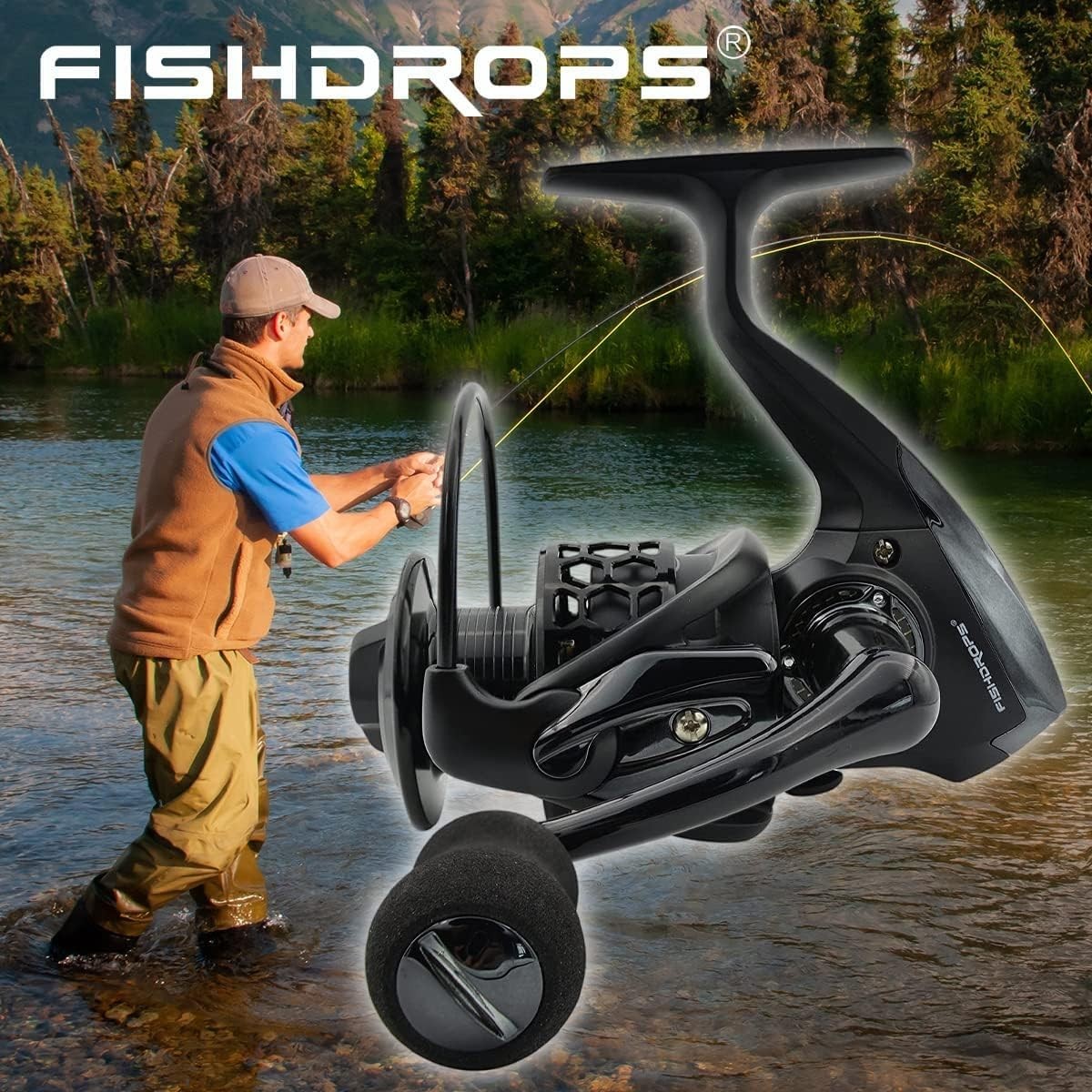 High-Performance Spinning Fishing Reel with 22 lbs Drag – Perfect for All Waters