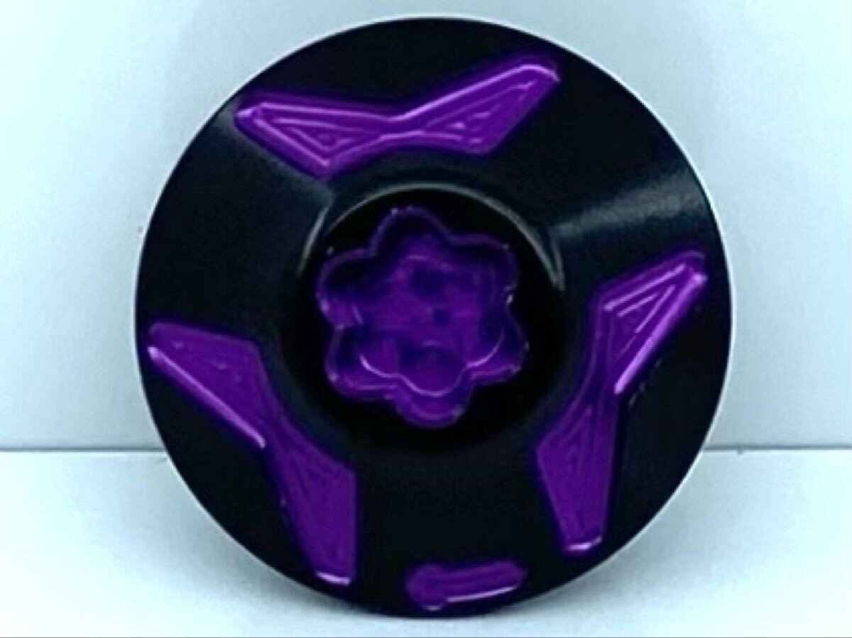 Keep Cast Black Purple LIVRE Center Nut Double Anodized For Right ①